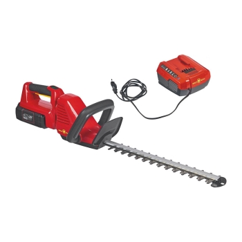 WOLF-Garten Akku-Heckenschere LYCOS 40/600 H Set. 40 Volt (rot/schwarz. Li-Ion Akku 2.5 Ah)