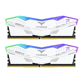 32GB RAM TeamGroup T-Force Delta DIMM 32GB Dual-Kit DDR5-6000 CL30 - RGB White