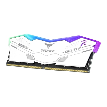 Preview: 32GB RAM TeamGroup T-Force Delta DIMM 32GB Dual-Kit DDR5-6000 CL30 - RGB White