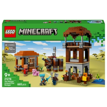 LEGO 21278 Minecraft Ein Verwster am Plnderer-Auenposten