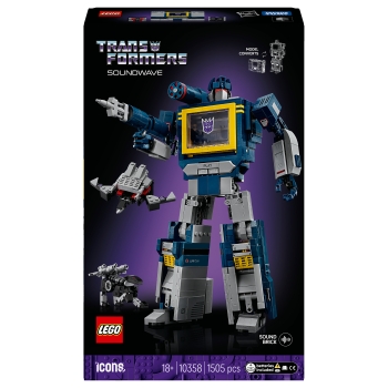 LEGO 10358 Icons Transformers: Soundwave