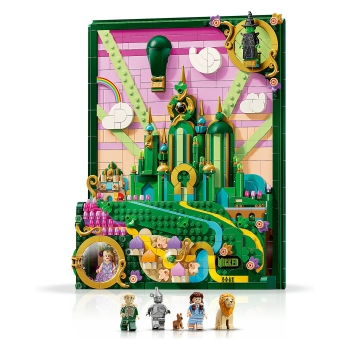 LEGO 75685 Wicked Emerald City Wandkunst