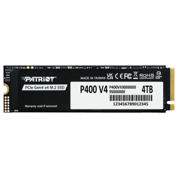 M.2 4TB Patriot P400 V4 (PCIe 4.0 x4. NVMe 2.0. 2280)