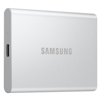 Preview: 2TB Samsung Portable T7 Resurrected USB-C 3.1 (10Gb/?s) Silber externe Festplatte SSD
