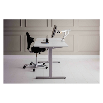 Preview: BakkerElkhuizen BE Flexible Dual Monitorarm White