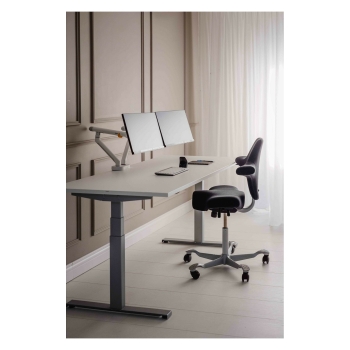 Preview: BakkerElkhuizen BE Flexible Dual Monitorarm White