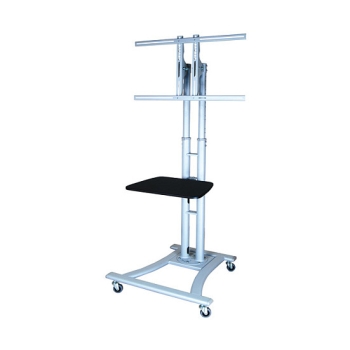 VALUE LCD-/TV-Rollstnder. 27-60 Zoll. bis 50 kg. silberfarben