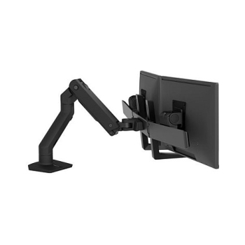 HX DUAL MONITOR ARM IN SCHWARZ TISCHHALTERUNG FUER MONITORE BIS