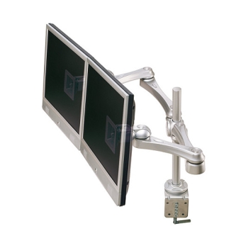 Preview: ROLINE LCD-Doppelarm Trgerstange 4 Gelenke Tischmontage