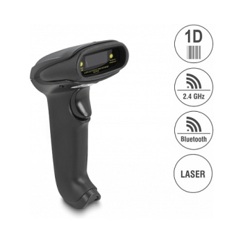Barcode Scanner 1D Laser für 2.4 GHz. Bluetooth oder USB