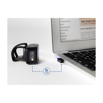 Preview: Ringbarcode Scanner 1D und 2D mit 2.4 GHz oder Bluetooth