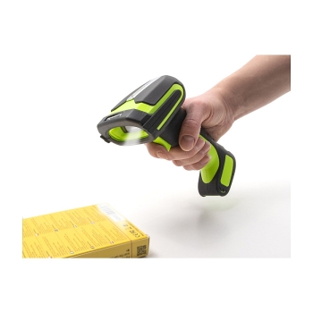 Preview: Industrie Barcode Scanner 1D und 2D für 433 MHz oder Bluetooth mit induktiver Ladestation und Fernablesung bis max. 6.5 m