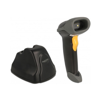 Preview: 2.4 GHz Barcode Scanner 1D und 2D mit Ladestation - 5 Sprachen