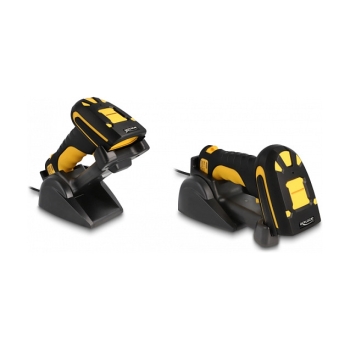 Preview: Industrie Barcode Scanner 1D und 2D für 433 MHz oder Bluetooth mit induktiver Ladestation