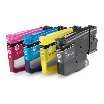 Preview: Brother Tintenpatrone LC-527XLVAL Multipack (je 1x BK/M/C/Y)