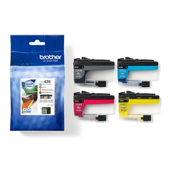 Preview: Brother Tintenpatrone LC-426VAL Multipack (je 1x BK/M/C/Y)