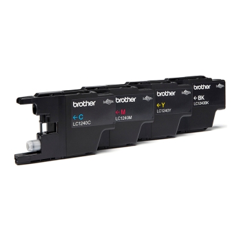 Preview: Brother Tintenpatronen LC-1240 Multipack (je 1x M/C/Y/BK)