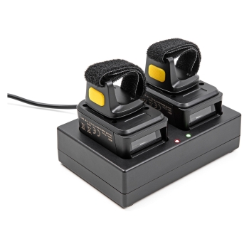 Ringbarcode Scanner 1D und 2D mit 2.4 GHz oder Bluetooth (2 Stück) + Ladestation