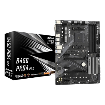 ASROCK B450 PRO4 R2.0 AMD AM4 ATX M.2 retail