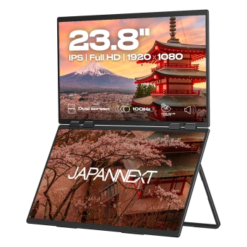 JapanNext FHD Doppelmonitor 60.45cm (23.8)