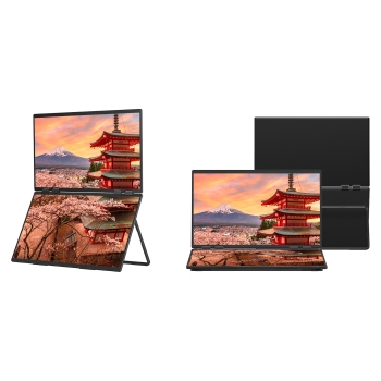 Preview: JapanNext FHD Doppelmonitor 60.45cm (23.8)
