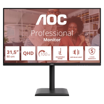 AOC 81.3cm (31.5) Q32E4U 16:09 2xHDMI+DP+USB IPS black