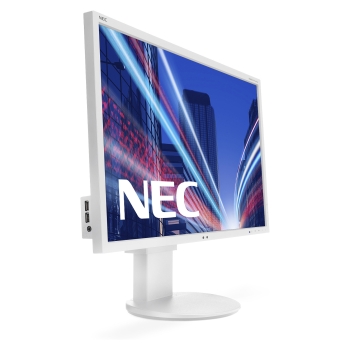 NEC MULTISYNC EA244WMI-WH. 24. WUXGA. D-SUB: nein. DP: 1x. DVI: 1x. HDMI: 1x. mit Standfuß. Grad A4