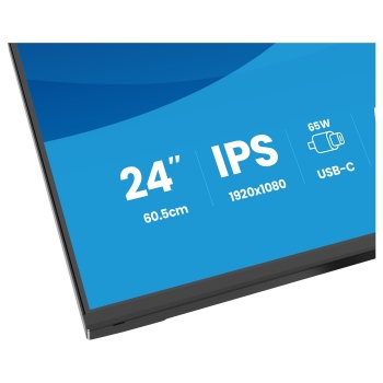 Preview: IIYAMA 60.5cm (24) XB2497HSN-B1 16:10 HDMI+DP+USB-C IPS