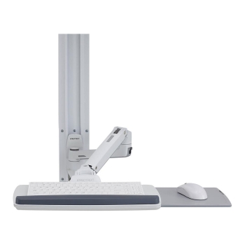 ERGOTRON LX Wand Halterung System weiss Tastatur- und Monitorhalterung bis 81.2cm 32 Zoll belastbar 3.2-11.3kg. VESA 75x75 100x100mm