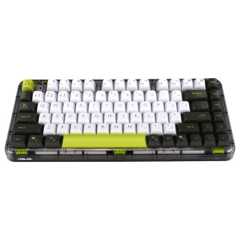 Preview: ASUS Jelly 75 KD201 Mechanial Wireless Keyboard volte green US Layout