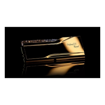 32GB G.Skill DIMM 7200 (2x 16 GB) Dual-Kit (gold. F5-7200J3445G16GX2-TR5G. Trident Z5 Royal. INTEL XMP)