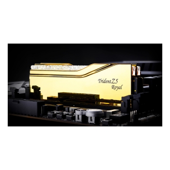 Preview: 32GB G.Skill DIMM 7200 (2x 16 GB) Dual-Kit (gold. F5-7200J3445G16GX2-TR5G. Trident Z5 Royal. INTEL XMP)