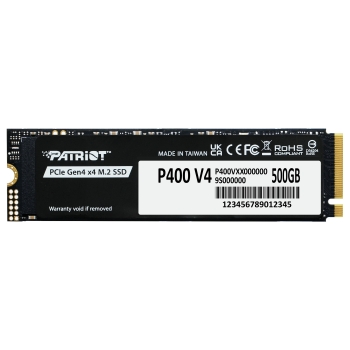 M.2 500GB Patriot P400 PCIe 4.0 5000/3000 Heatsink