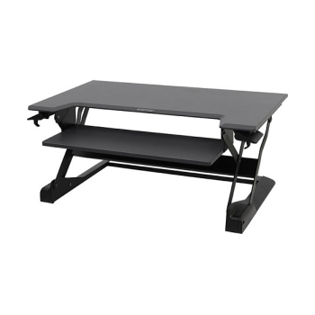 Preview: ERGOTRON WorkFit-TL Sitz-Steh-Schreibtisch-Arbeitsplatz schwarz max. Belastung 18kg.