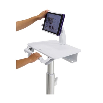 Preview: ERGOTRON StyleView Tablet-Wagen SV10 fuer Tablets bis 30.5cm 12Zoll bis 38cm hoehenverstellbar fuer sitzende und stehende Nutzung