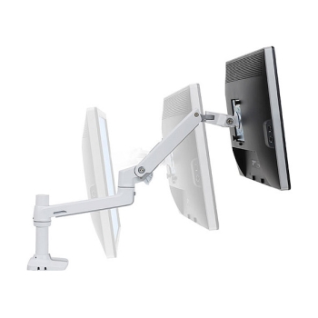 Preview: ERGOTRON LX LCD Arm fuer Tischmontage weiss bis 81cm 32Zoll Display anheben bis 33cm 2.3-11.3kg belastbar VESA 75x75 100x100mm