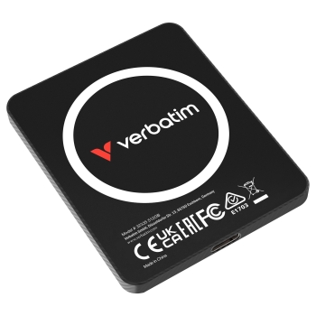 512GB Verbatim SnapBack Ultra Slim USB 3.2 GEn2x2 black 32335