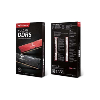 Preview: 16GB Team Group DIMM 5200 (schwarz. FLBD516G5200HC40C01. Vulcan. INTEL XMP)