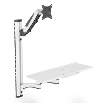 Digitus Arbeitsplatz (Monitor. Tastatur. Maus) Wandmontage. Befestigung/Montage (wei/schwarz)