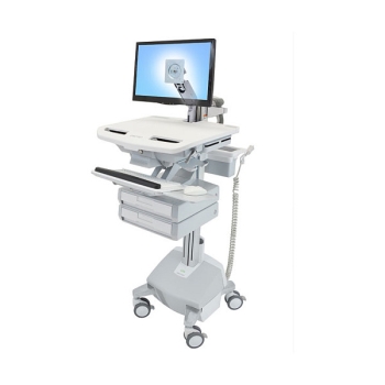 ERGOTRON StyleView Wagen mit LCD-Arm LiFe-Antrieb 2 Schublade EU SAU-EU
