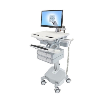 ERGOTRON StyleView Wagen mit LCD-Arm LiFe-Antrieb 6 Schublade EU SAU-EU