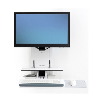 Preview: Ergotron StyleView Sitz-Steh-Vertical Lift (wei)