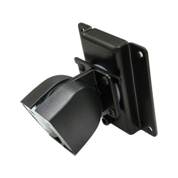 Preview: ERGOTRON Wandhalterung Serie 100 grau + schwarz neig-drehbar bis 68.6cm 27Zoll max 11.3kg. VESA 75x75 100x100mm