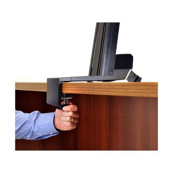 Preview: ERGOTRON WorkFit-S mittelgrosser Monitor HD mit Arbeitsflaeche bis 76cm 30Zoll VESA 75x75 100x100max max. 13.2kg. Anhebung bis 58cm