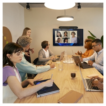 Preview: HP Poly Studio V52 - Ohne Stromkabel - USB-Videoleiste - wei - TAA-konform - power adapter included