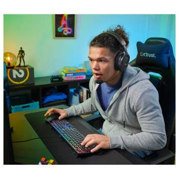 Preview: Trust GXT 866 Torix. USB. Mechanischer Switch.LED. Schwarz