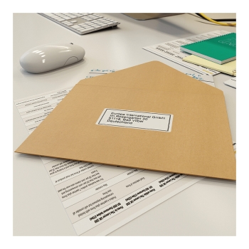 Preview: Brother QL-600B Etikettendrucker blau