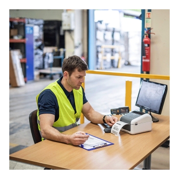 Preview: Brother TD-4410D Thermodirekt-Etikettendrucker bis zu 203 dpi. bis zu 203 mm/Sek.. USB. Seriell