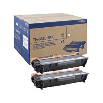 Brother Toner TN-3380 Doppelpack (ca. 2x 8000 Seiten)