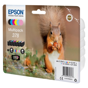 Preview: Epson Ink 378 Multipack (C13T37884010)